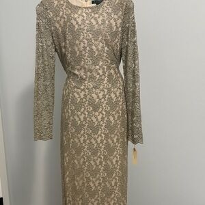 Ralph Lauren Elegant Long Sleeve Lace Dress